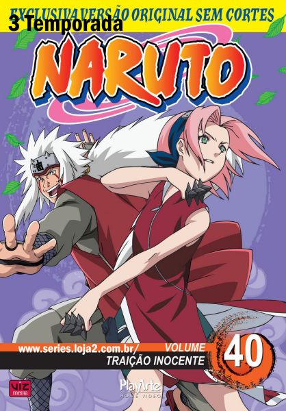 Naruto Clássico Play Arte - 3ª Temporada - Loja de series Kaoma